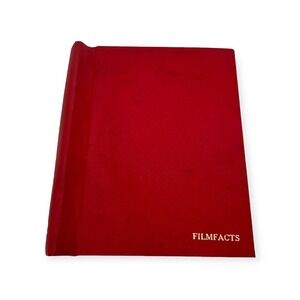 VTG 1972 Film Facts Volume XV Hard Cover Book Bound Magazine Feature‎ Films